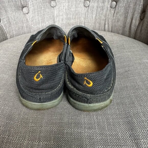 Olukai Nohea Shoes Mens Sz 8.5 Gray Breathable Slip On Mesh Sneaker Loafer - Picture 7 of 10